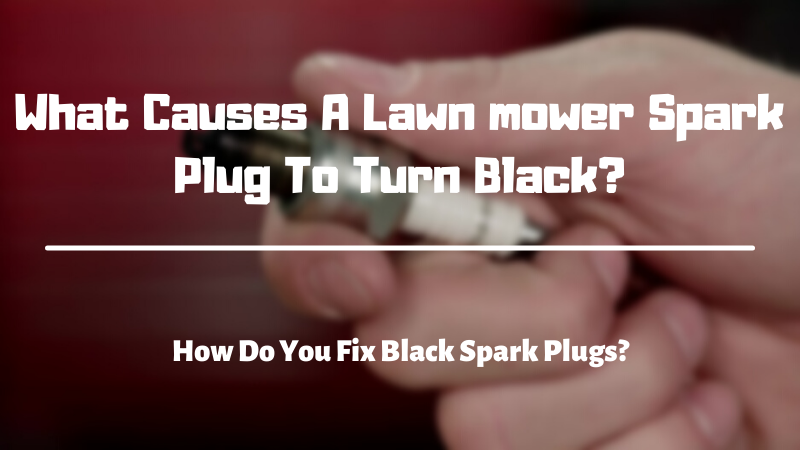 What Causes A Lawn mower Spark Plug To Turn Black? How to Clean?