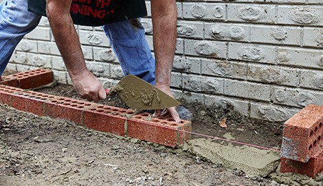 Place Bricks According To The Line