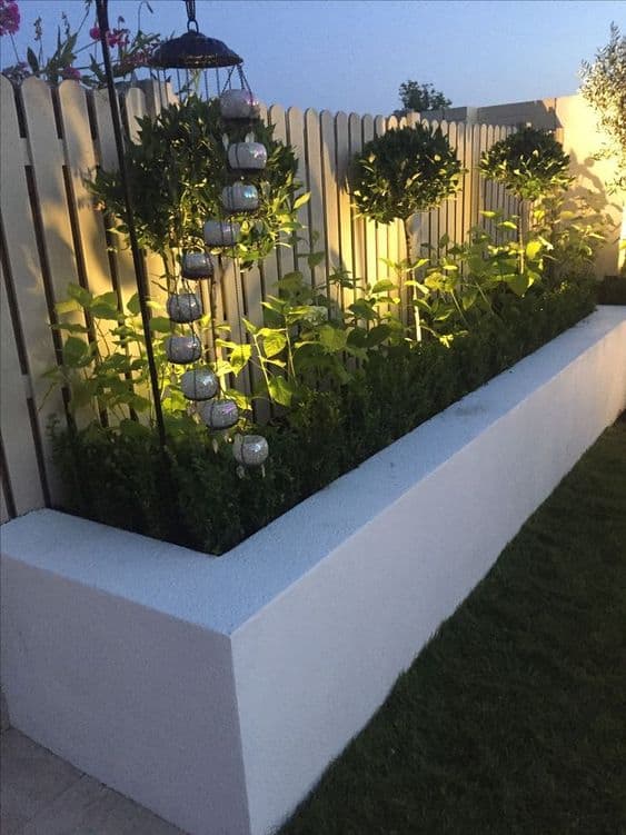 Rectangular Brick Planter Box