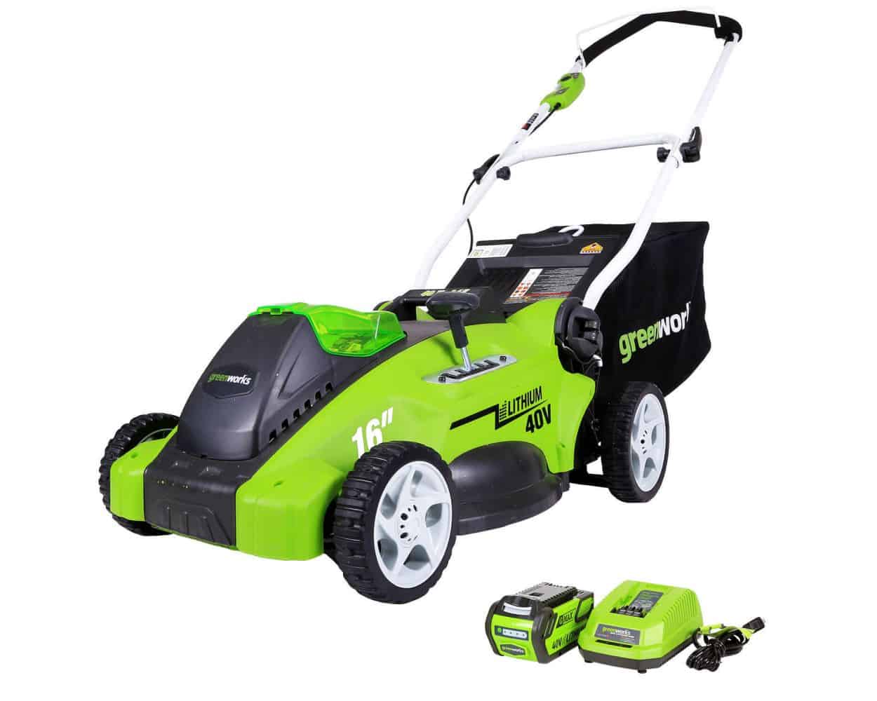 Greenworks G-MAX 40V 16'' Cordless Lawn Mower- Best Lawn Mower For Small Lawn