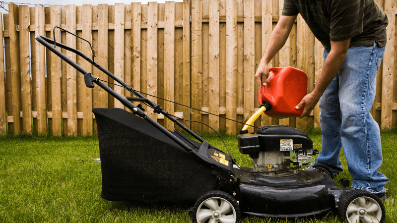 How To Put Gas In Lawn Mower