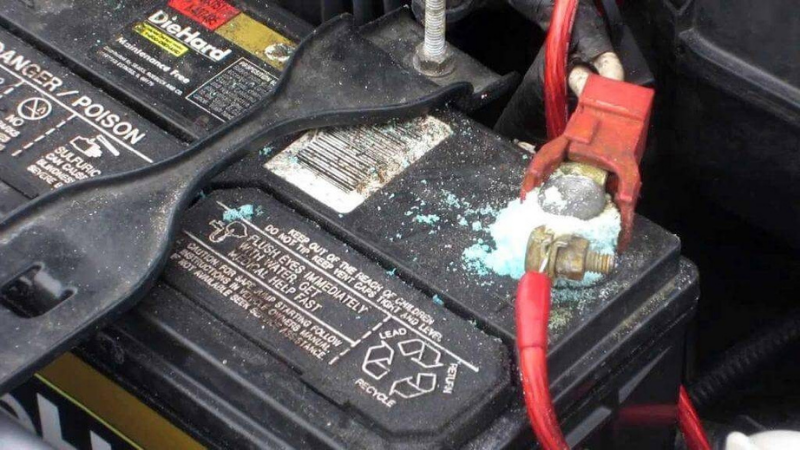 Battery Post Corrosion - Why My Lawn Mower Battery Is Dying