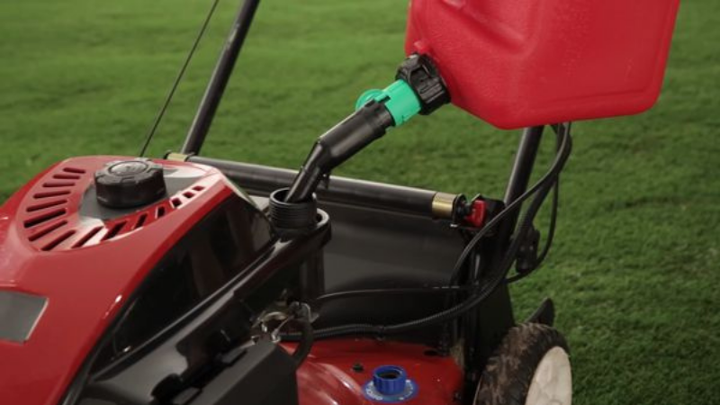 Lack Of Fuel In Lawnmower