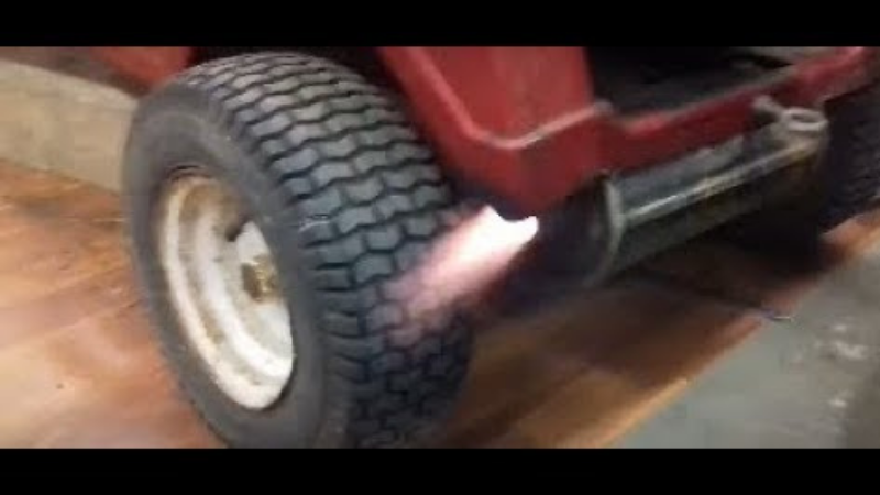 Lawnmower Backfiring