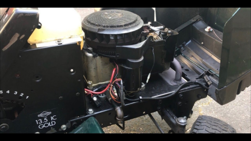 Turn Off The Ignition Switch Of A Lawnmower