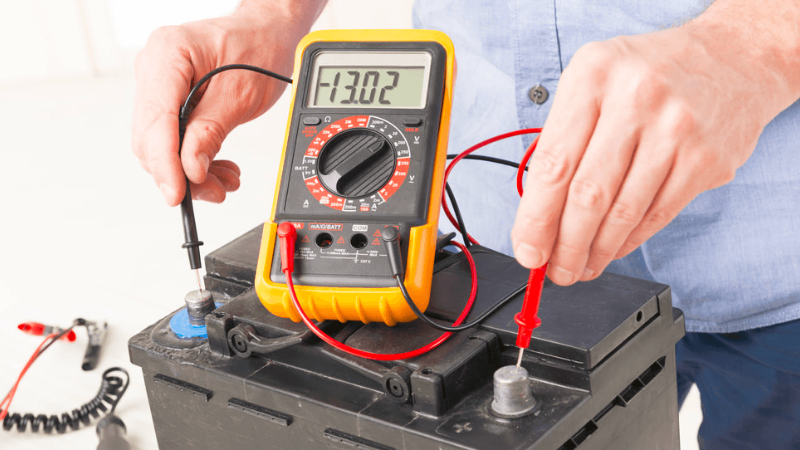 How To Properly Recharge Lawn Mower Batteries - Checking The Battery
